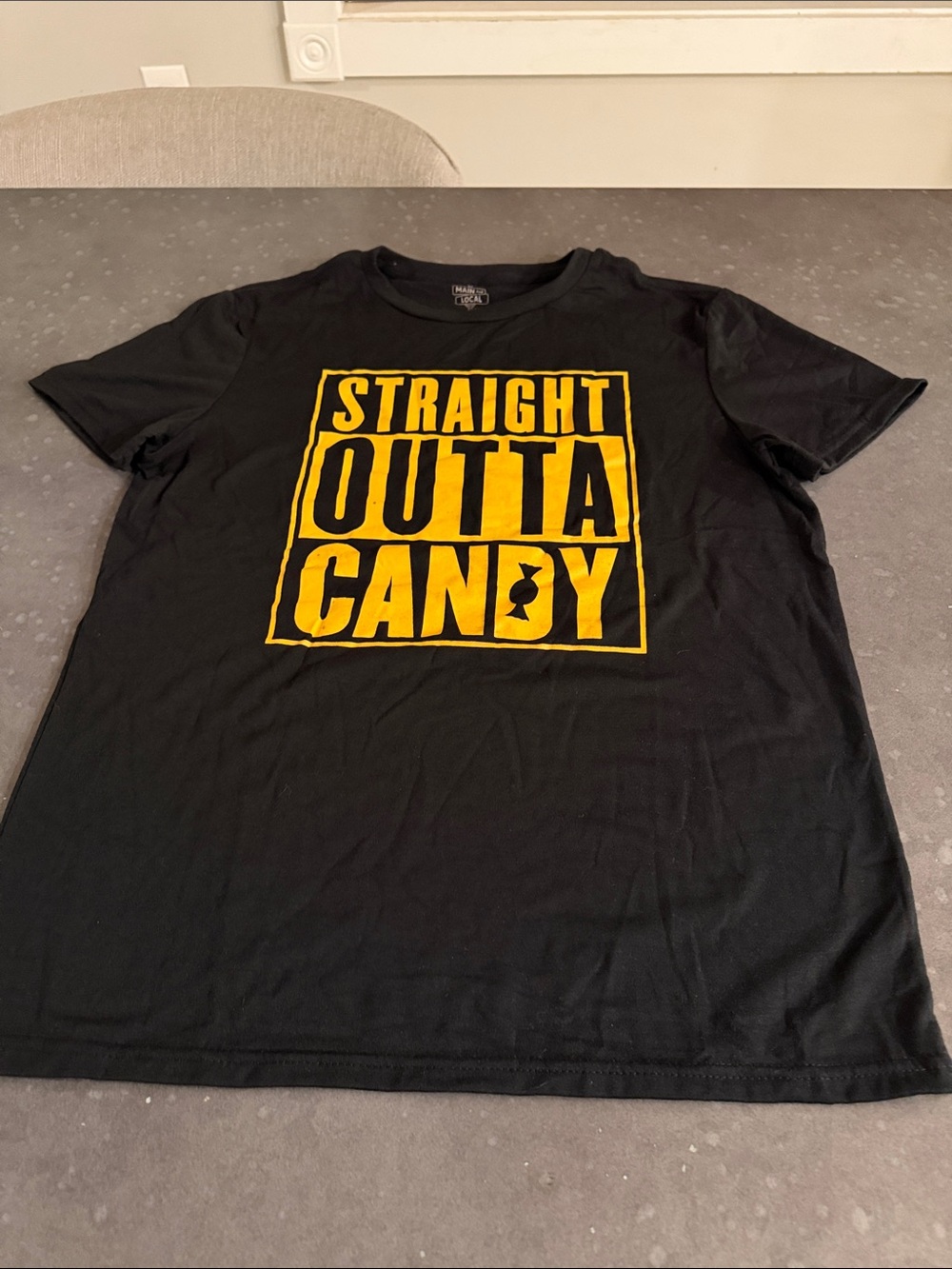 Men's Black 'Straight Outta Candy' Graphic Tee BNWOT
